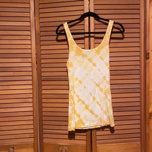 LAST CHANCE !! Aerie “Just Add Leggings” tank with custom tie dye